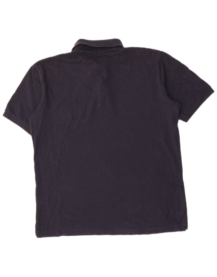 Ανδρικό μπλουζάκι πόλο KAPPA XL Navy Blue Cotton
