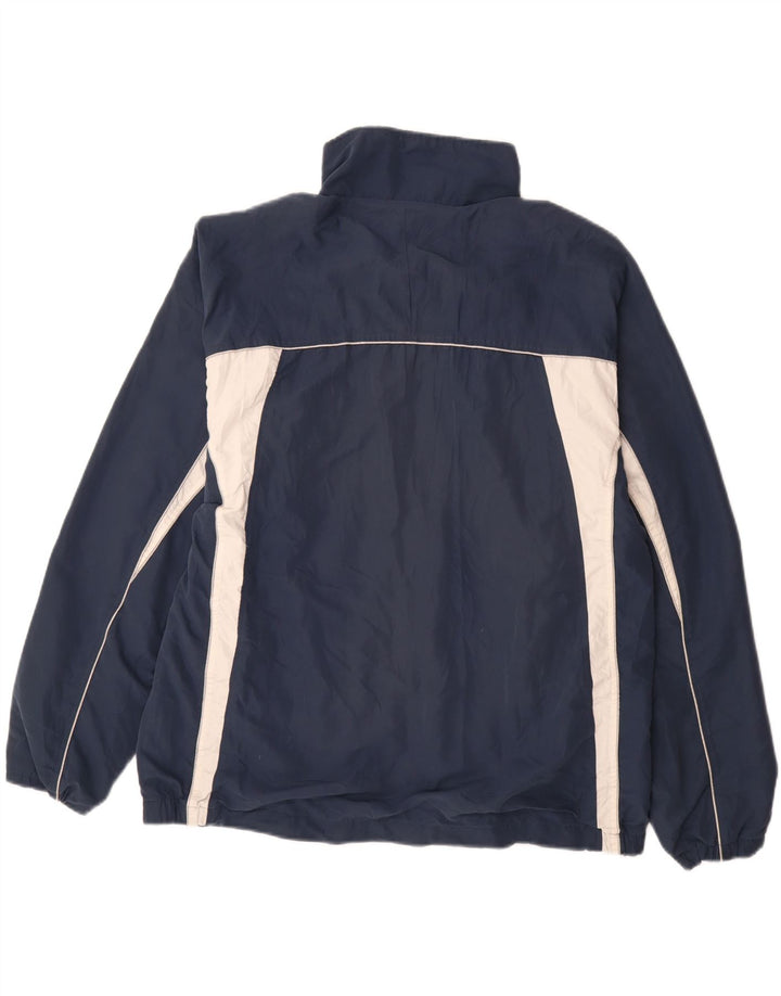 Ανδρική φόρμα ASICS Top Jacket XL Navy Blue Colorblock Polyester