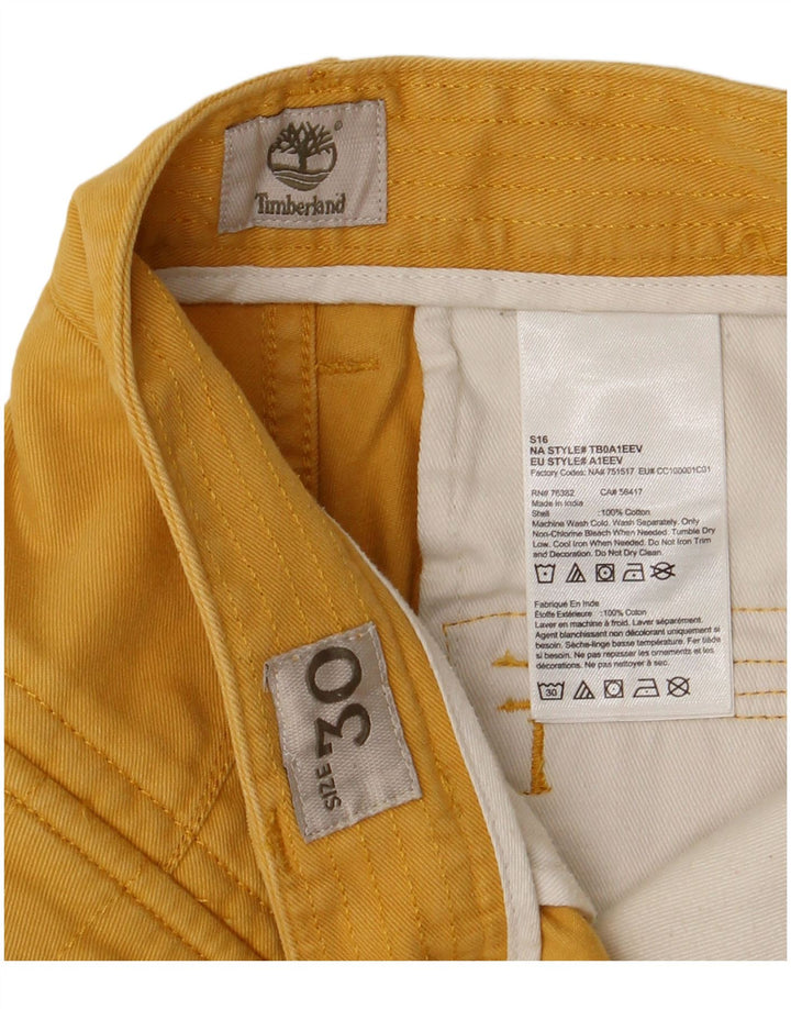 TIMBERLAND Ανδρικό σορτς Cargo W30 Μεσαίο κίτρινο βαμβακερό