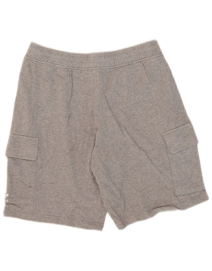 Ανδρικό σορτς Adidas Cargo Sport μεγάλο γκρι βαμβακερό