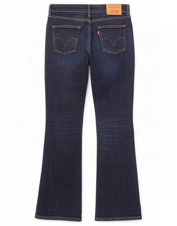 Levi's Womens 10529 Bootcut Jeans W31 L32 Navy Blue Cotton