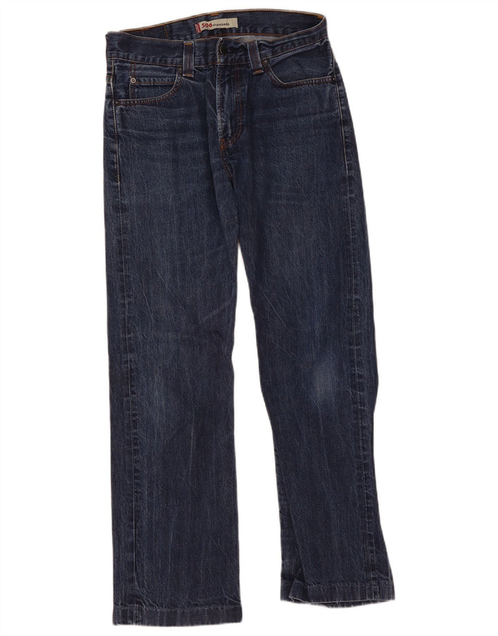 Levi's Mens 506 Straight Jeans W32 L32 Blue