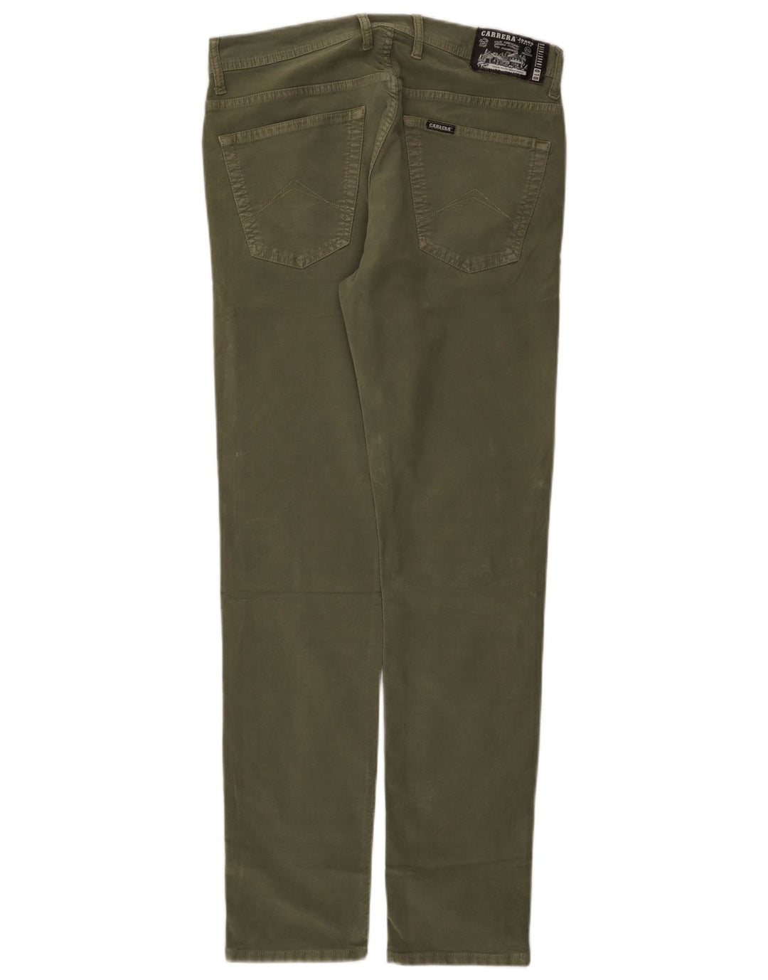 Carrera Ανδρικό Slim Casual Παντελόνι IT 48 Medium W33 L32 Χακί βαμβακερό