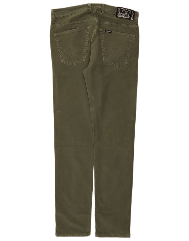 Carrera Ανδρικό Slim Casual Παντελόνι IT 48 Medium W33 L32 Χακί βαμβακερό