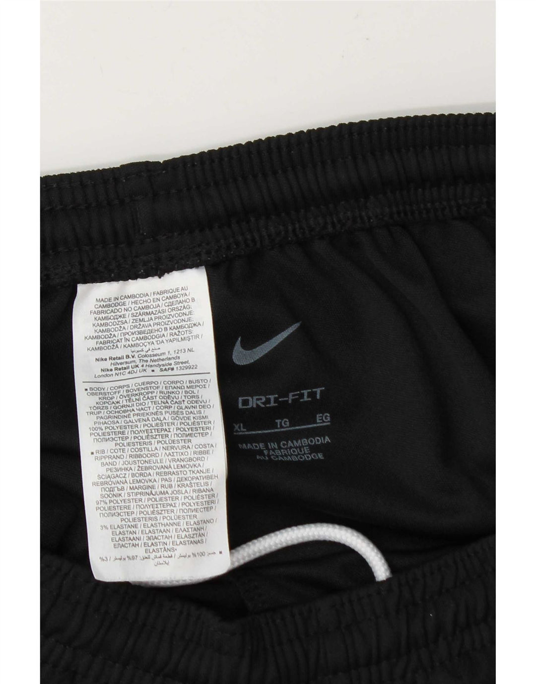 Ανδρική φόρμα Nike Dri Fit Παντελόνι XL Μαύρο πολυεστέρα