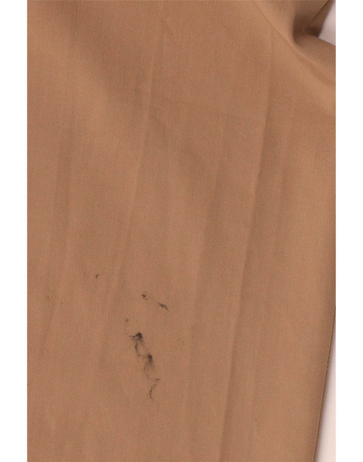 Zara Γυναικείο Φαρδύ Παντελόνι Chino Μεσαίο W28 L30 Καφέ Πολυεστέρας