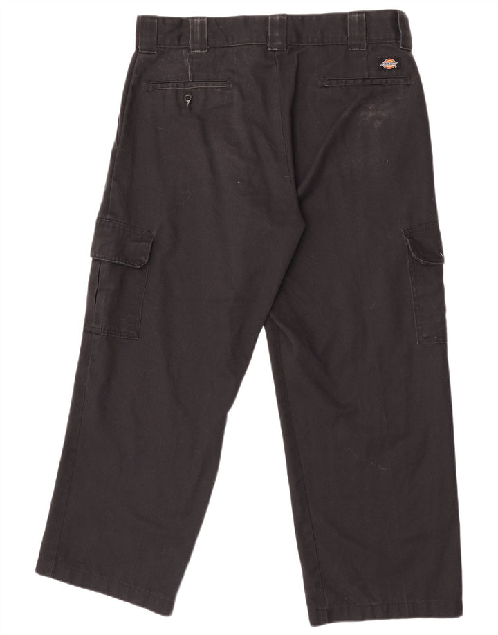 Dickies Ανδρικό ίσιο παντελόνι Cargo W36 L28 Μαύρο βαμβακερό