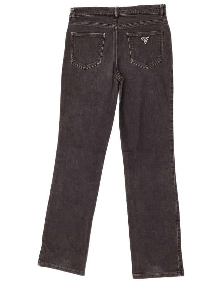 Guess Γυναικείο Straight Jeans W29 L32 Μαύρο