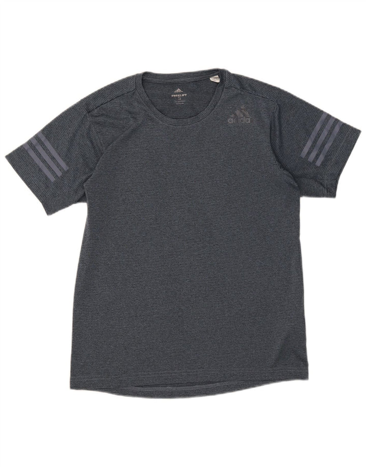 Ανδρικό μπλουζάκι ADIDAS Climacool Top Small Blue Flecked Polyester