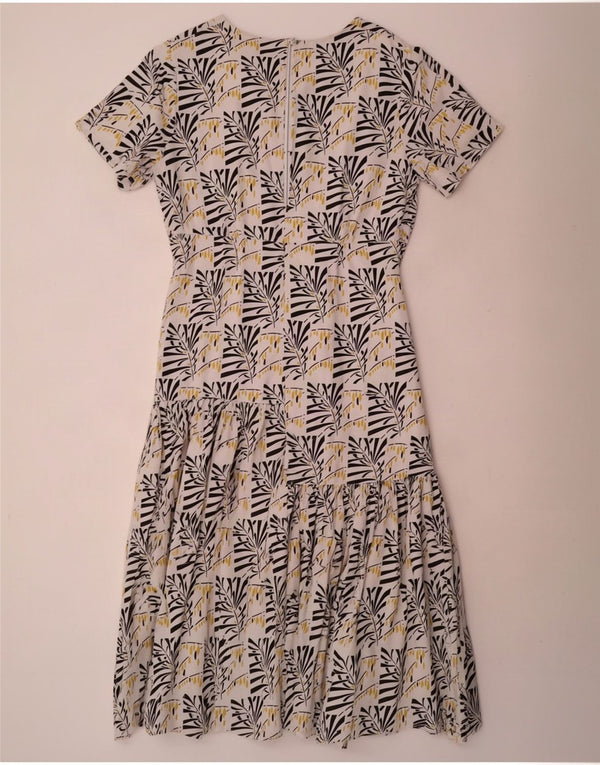 Marks & Spencer Γυναικείο Maxi Φόρεμα UK 14 Large Off White Floral