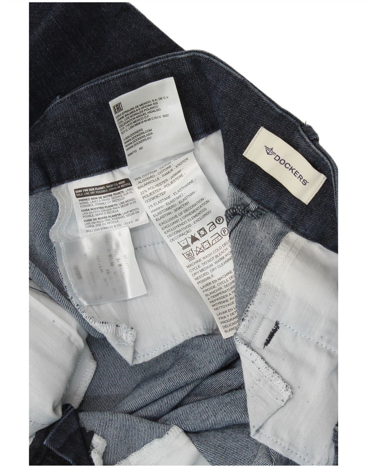 DOCKERS Γυναικείο ίσιο τζιν W31 L32 Navy Blue Cotton