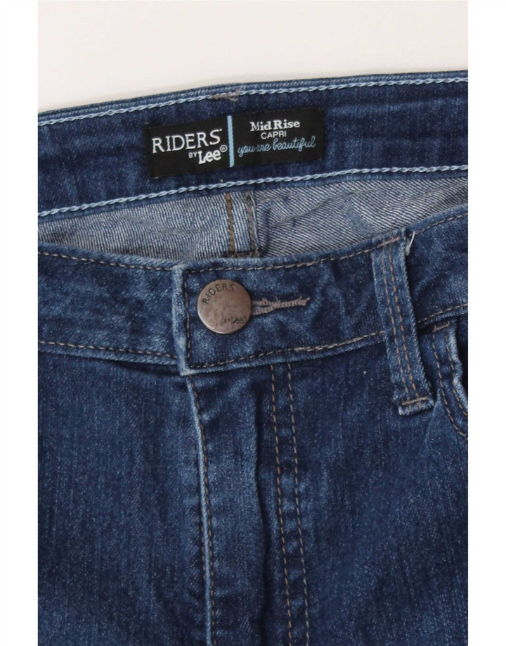 Lee Γυναικεία Ψηλόμεσα Τζιν Capri W32 L21 Μπλε