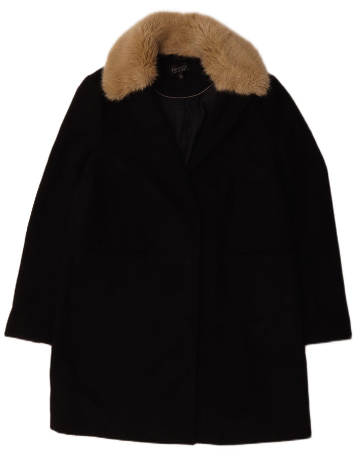 Γυναικείο Πανωφόρι Topshop Oversized UK 10 Small Black Polyester