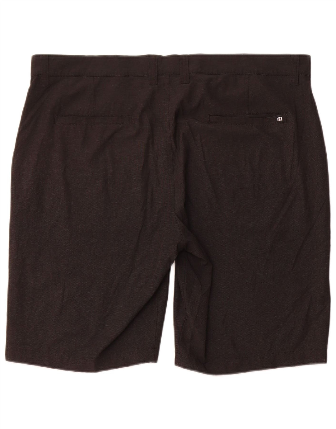 Ανδρικό σορτς Chino Travis Mathew W38 XL από πολυεστέρα σε μαύρο ρίγες