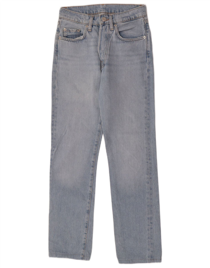 Massimo Dutti Γυναικείο ίσιο τζιν W25 L28 Μπλε