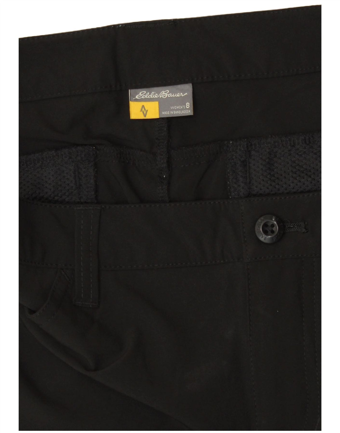 Eddie Bauer Γυναικείο Σορτς Cargo US 8 Medium W30 Μαύρο Πολυεστέρας