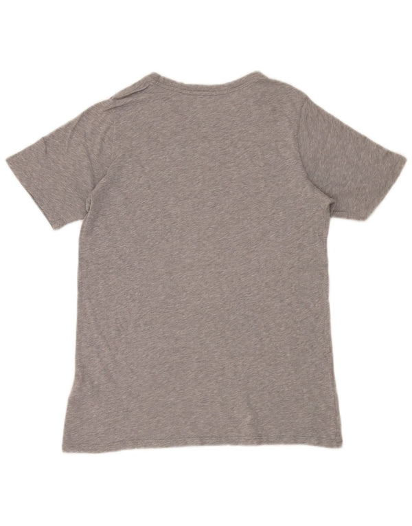 Γραφικό T-shirt Nike για κορίτσια 13-14 ετών XL βαμβακερό γκρι