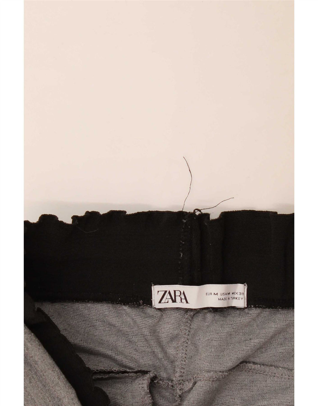 Ανδρική φόρμα Zara Crop Παντελόνι με μεσαίο γκρι χρώμα