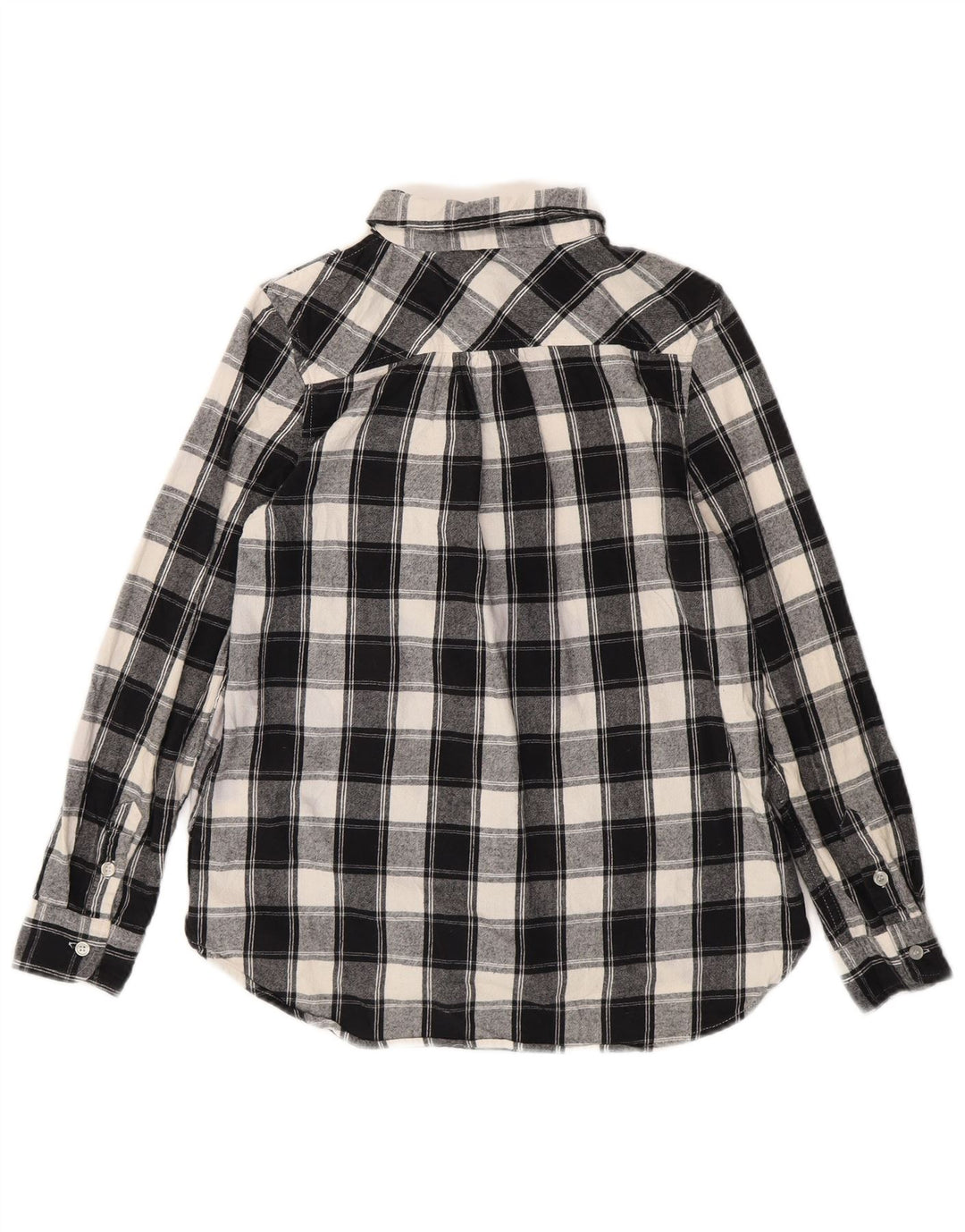 Γυναικείο φανελένιο πουκάμισο LEVI'S UK 10 Small Black Check Cotton