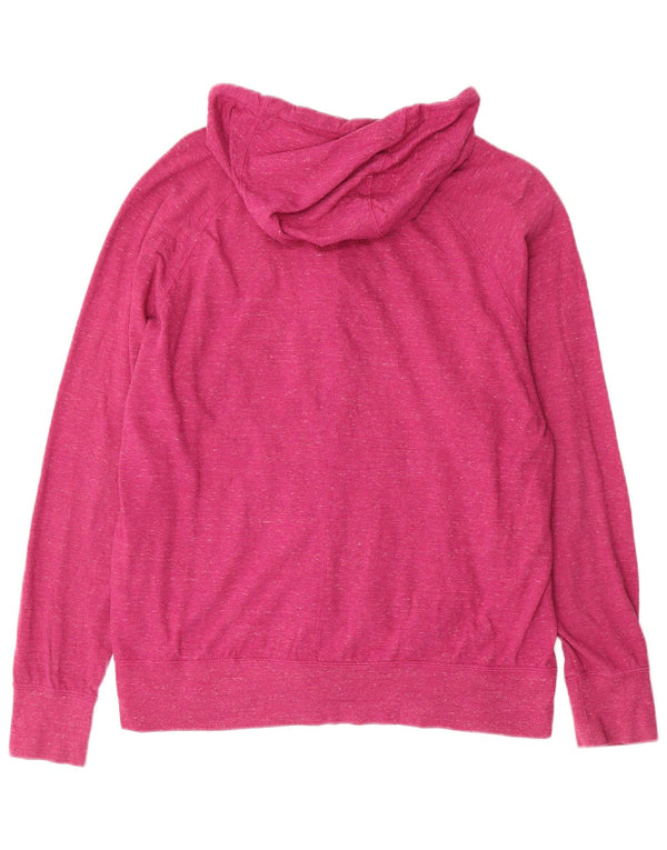 Γυναικείο πουλόβερ NIKE με φερμουάρ UK 18 XL Βαμβακερό μωβ