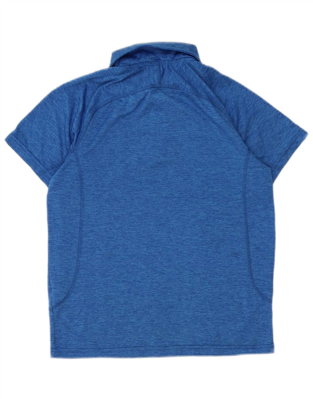 REEBOK Boys Polo πουκάμισο 11-12 ετών Blue Flecked Polyester