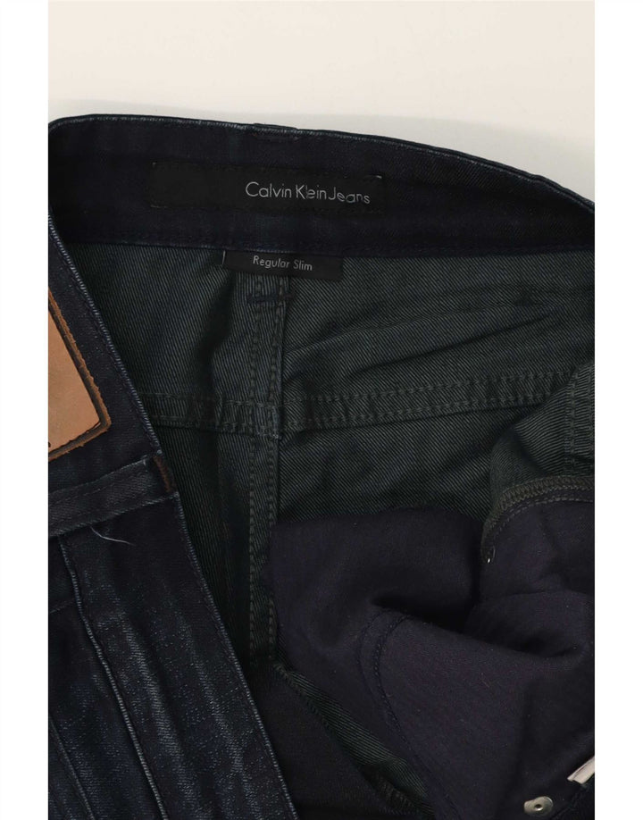 Ανδρικό τζιν Calvin Klein Regular Slim W32 L30 Blue