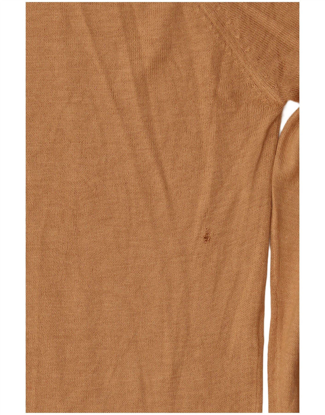 Zara Γυναικείο πουλόβερ με λαιμόκοψη UK 14 Medium Beige