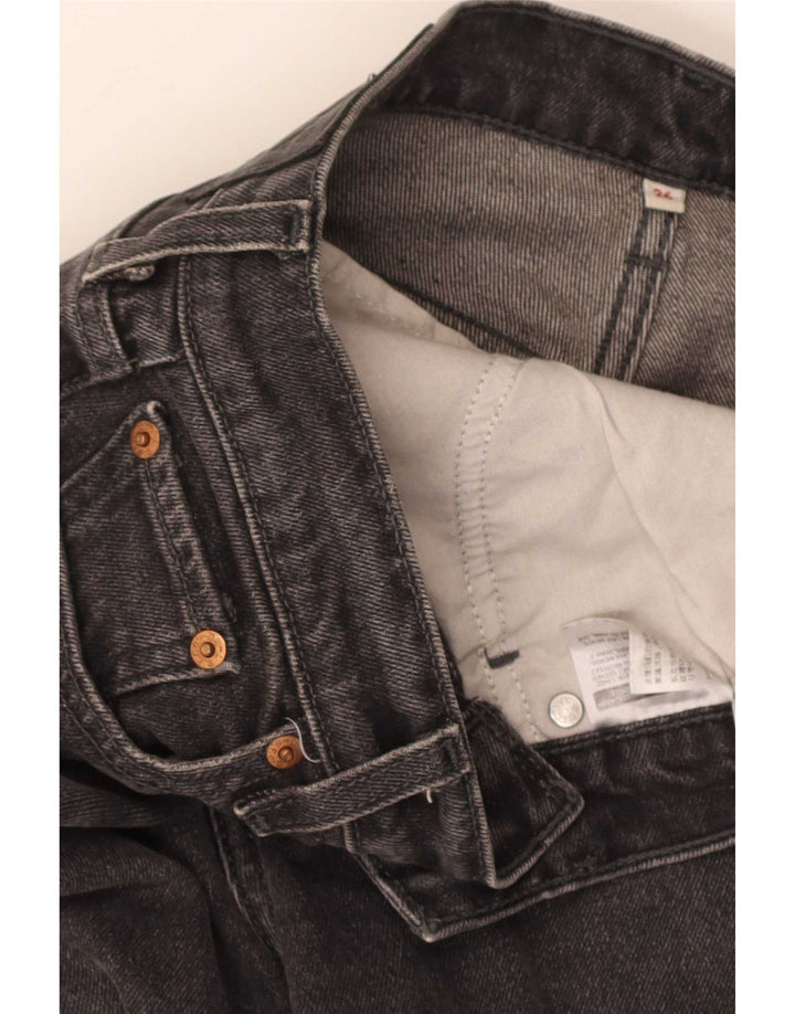 Γυναικείο τζιν Levi's Tapered W26 L27 μαύρο βαμβακερό