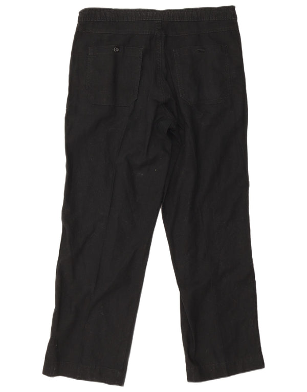 Marks & Spencer Ανδρικό Παντελόνι Chino Straight Blue Harbour W34 L29 Μαύρο