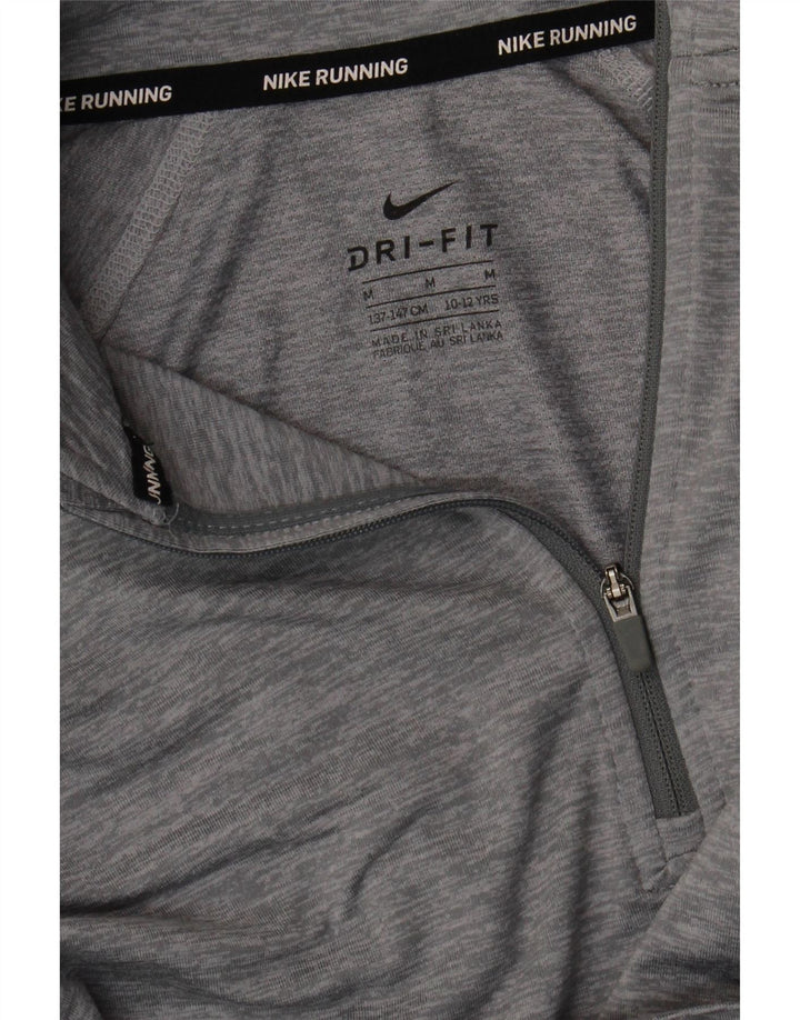 Nike Boys Dri Fit πουλόβερ φόρμα φόρμας 10-11 ετών με μεσαίο γκρι φλιτζάνι