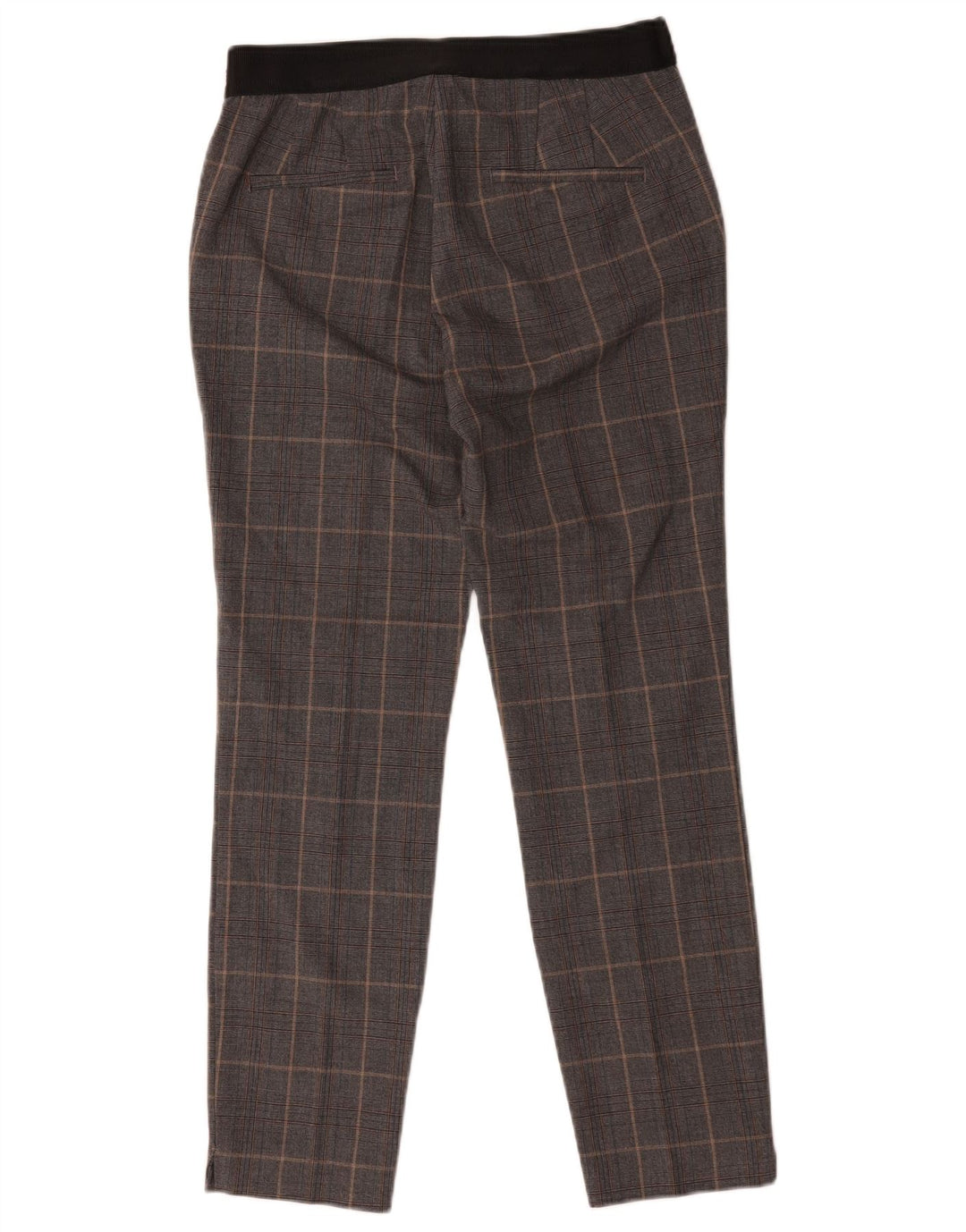 Zara Γυναικείο Slim παντελόνι Chino Medium W28 L26 Grey Check Polyester