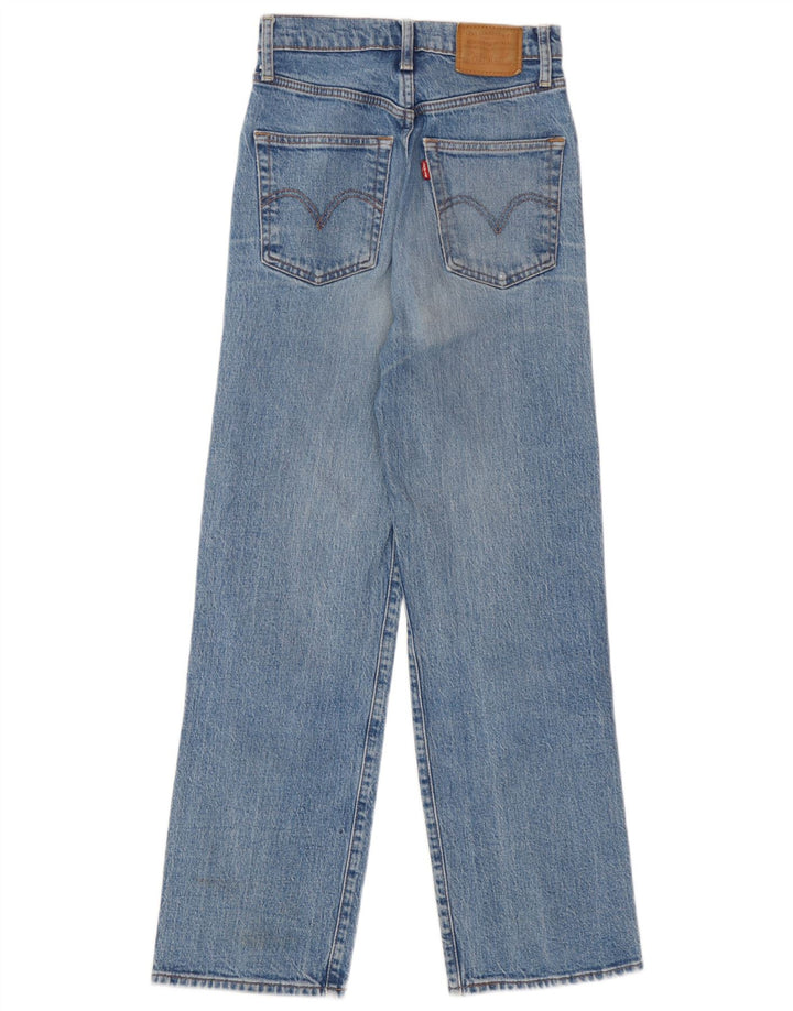 Γυναικείο ψηλόμεσο τζιν Levi's W25 L27 Μπλε βαμβακερό