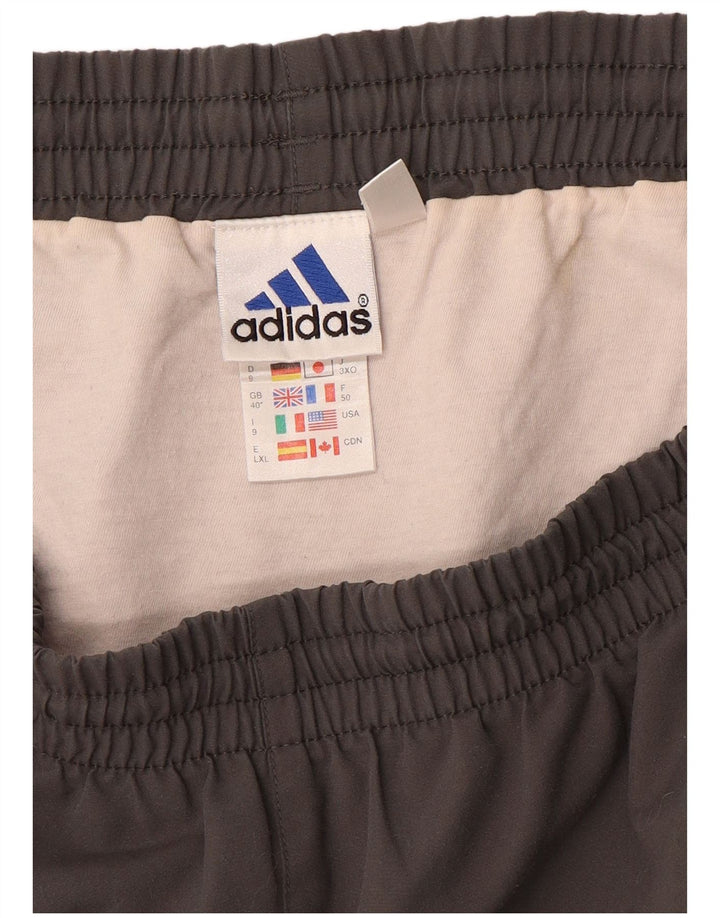 Ανδρικό αθλητικό σορτς ADIDAS XL Γκρι πολυεστέρας