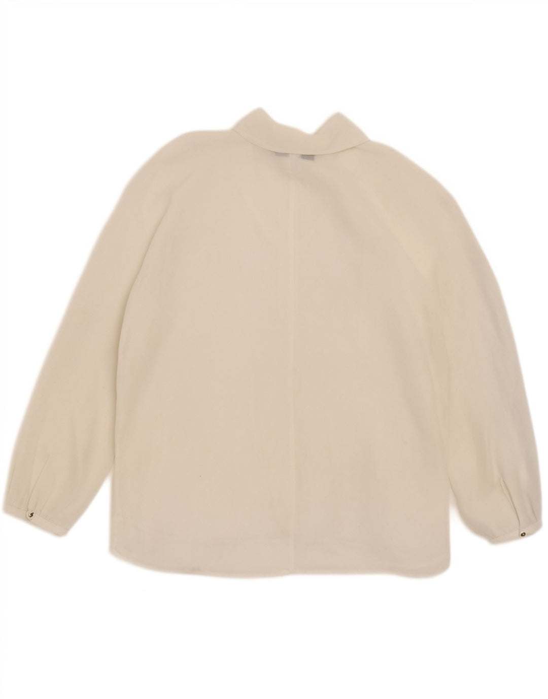 Γυναικεία μακρυμάνικη μπροστινή γραβάτα Zara See Through Top UK 16 Large White
