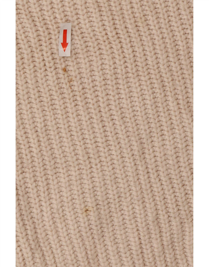 Marks & Spencer Γυναικείο πουλόβερ με λαιμόκοψη UK 14 Medium Off White