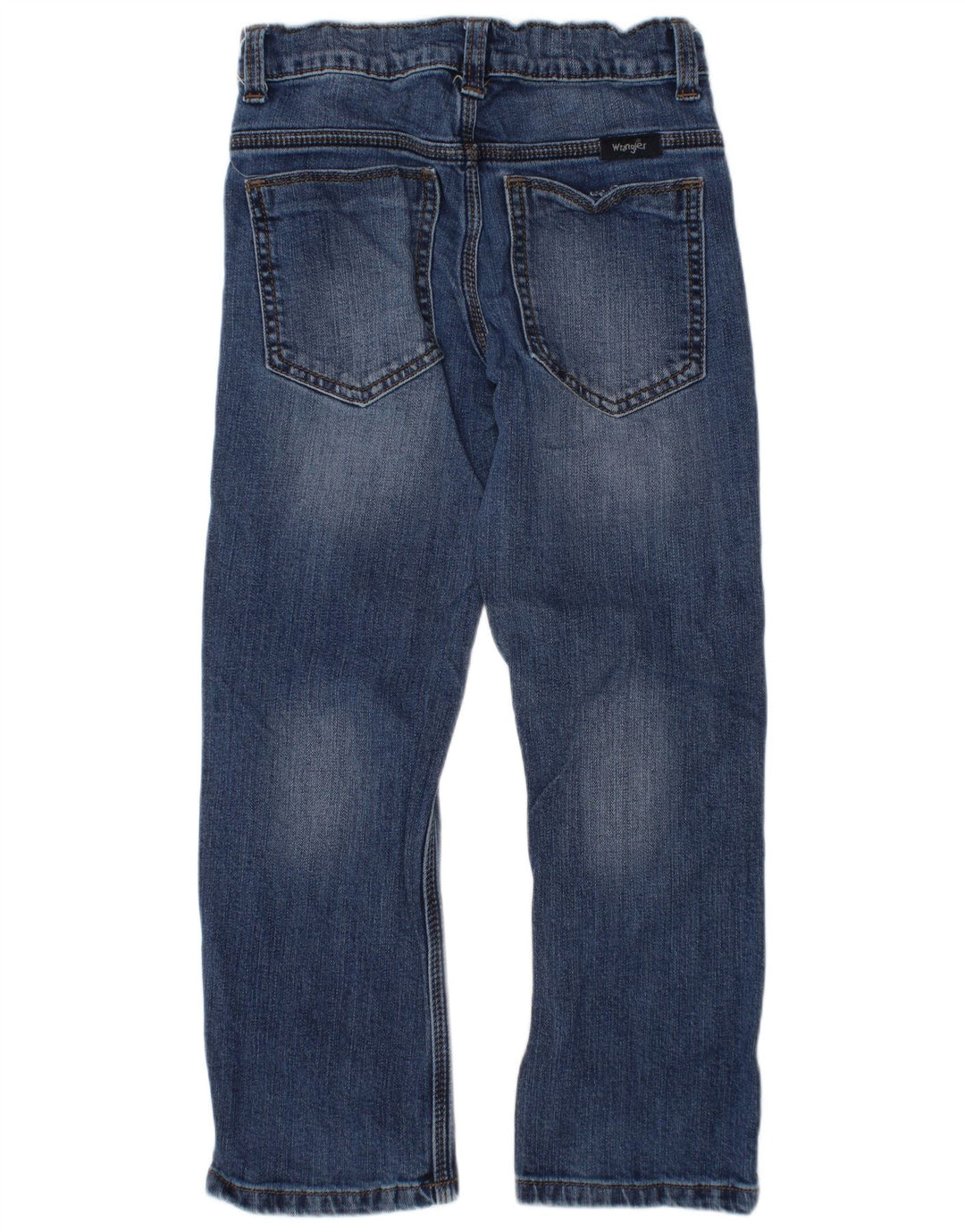 WRANGLER Boys Straight Jeans 5-6 ετών W24 L20 Μπλε Βαμβακερό