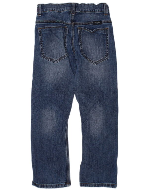 WRANGLER Boys Straight Jeans 5-6 ετών W24 L20 Μπλε Βαμβακερό