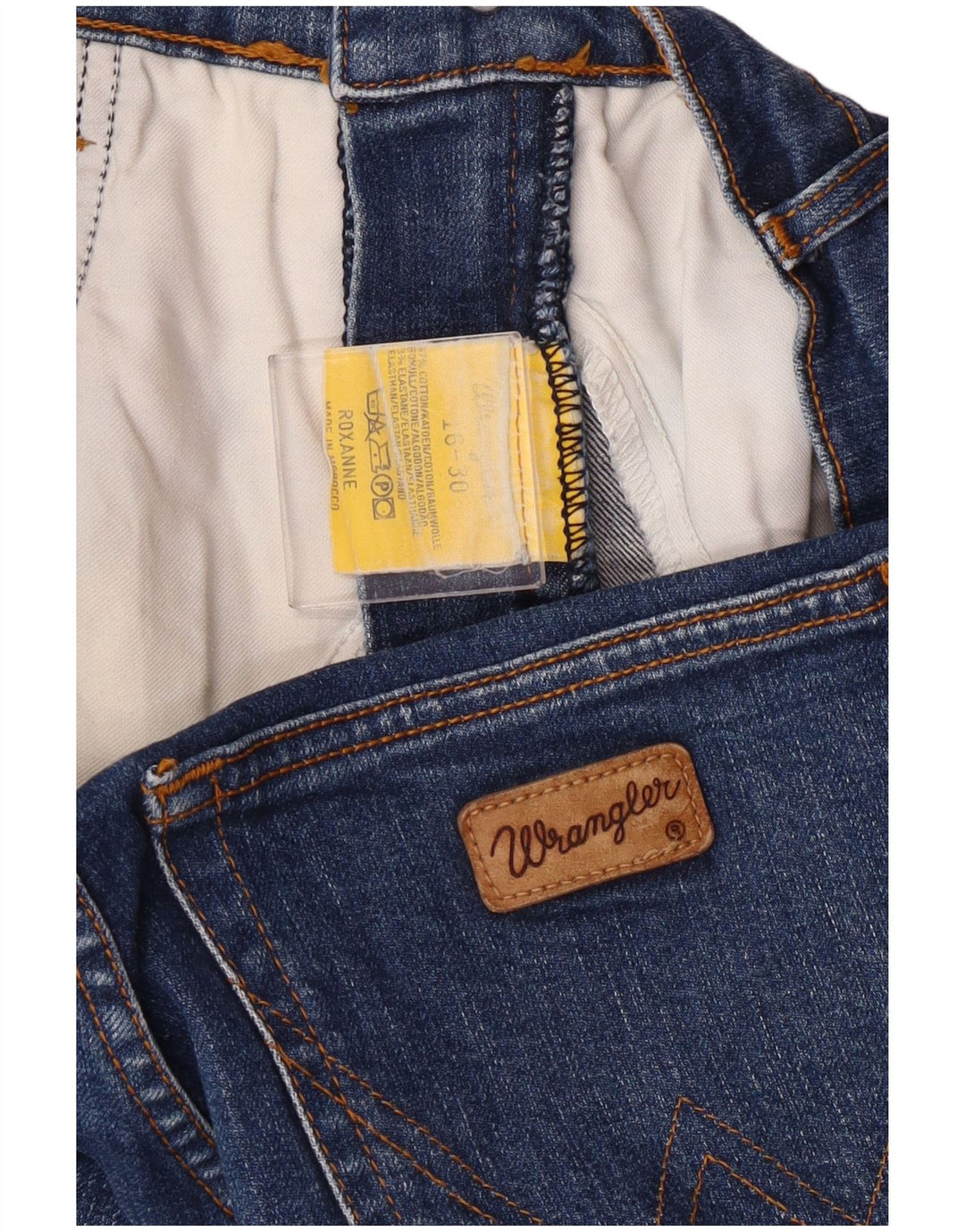 Wrangler Boys Slim Jeans 15-16 ετών W30 L30 Μπλε βαμβακερό