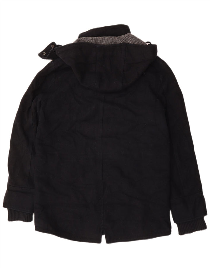 Ανδρικό μπουφάν Parka με κουκούλα Superdry UK 36 Small Navy Blue Wool
