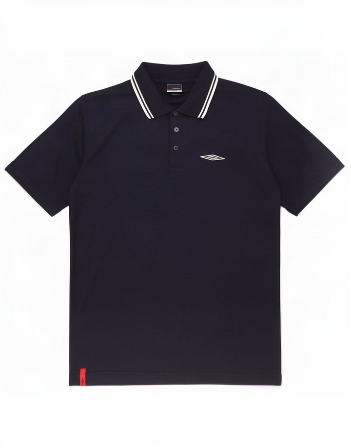 Ανδρικό πουκάμισο Umbro Polo Medium Navy Blue Polyester