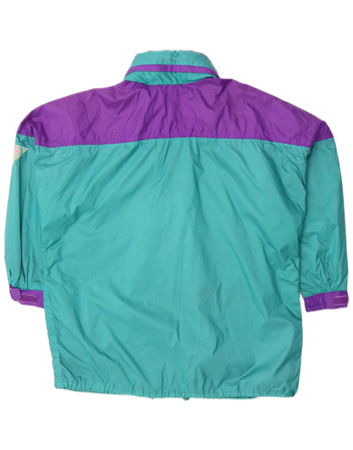 Jeantex Ανδρικό μπουφάν βροχής UK 42 XL Τυρκουάζ πολυαμίδιο