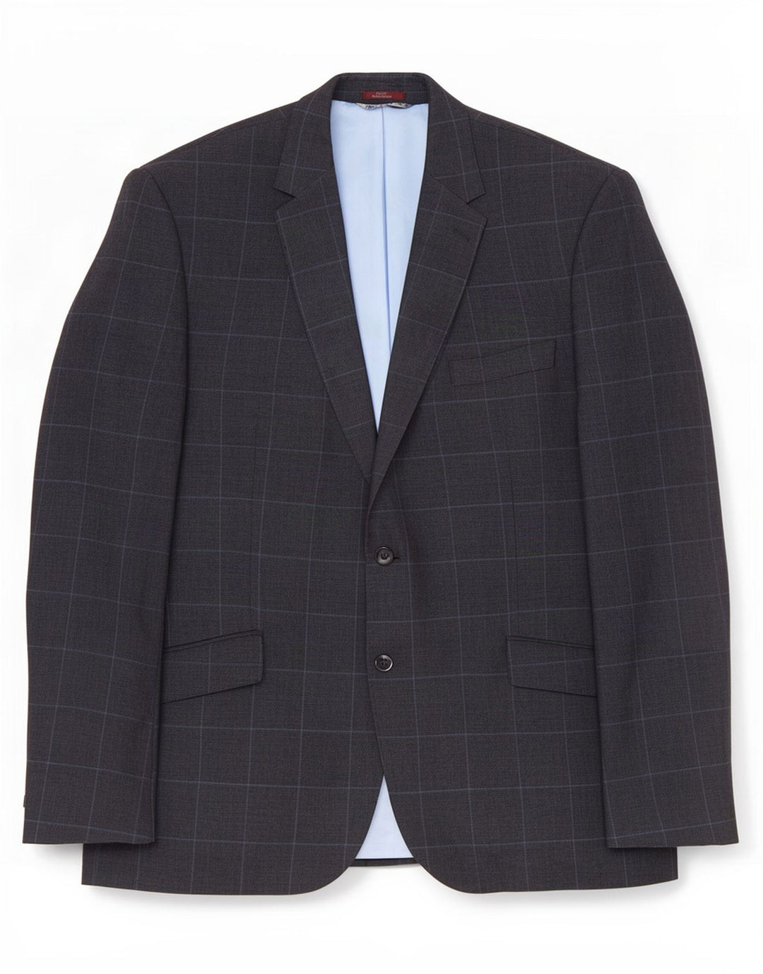 Marks & Spencer Ανδρικό σακάκι μπλέιζερ με 2 κουμπιά UK 44 XL Navy Blue Check Λευκό