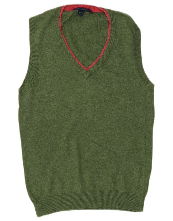 Γυναικείο γιλέκο Boden Tank Top UK 12 Βαμβακερό μεσαίο πράσινο