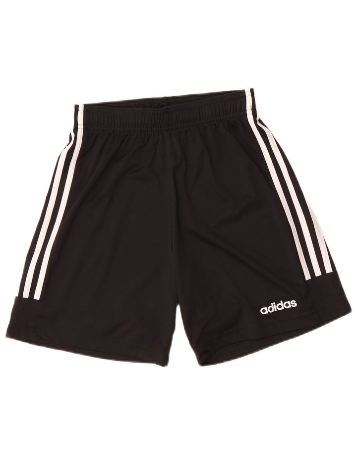 Ανδρικό αθλητικό σορτς Adidas Climalite από μικρό μαύρο πολυεστέρα