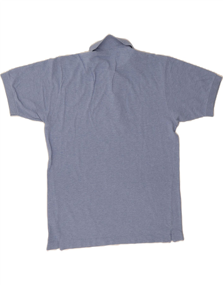 SERGIO TACCHINI Mens Polo Shirt IT 48 Medium Blue Vintage Sergio Tacchini and Second-Hand Sergio Tacchini from Messina Hembry 