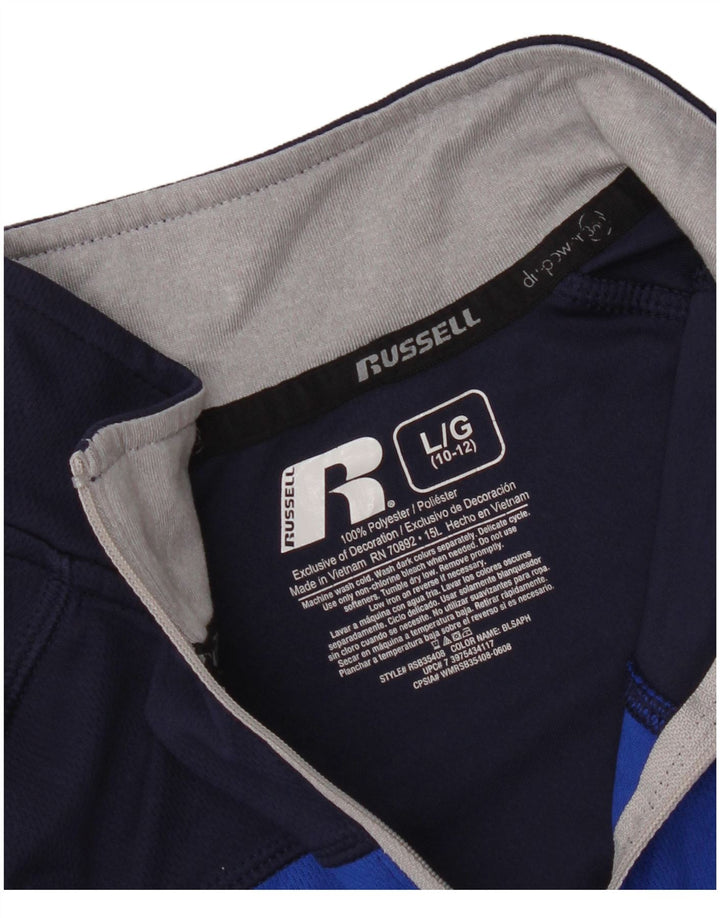 Russell Athletic Boys πουλόβερ αθλητική φόρμα 10-11 ετών Large Navy Blue