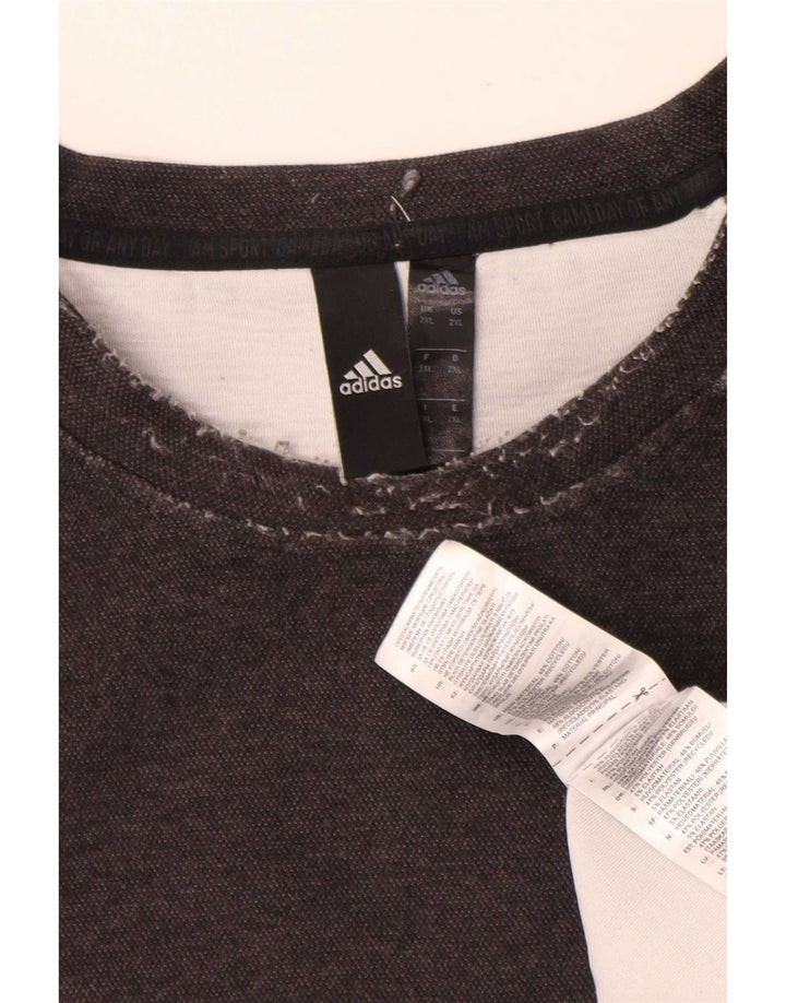 Ανδρικό φούτερ Adidas Jumper 2XL Γκρι βαμβακερό