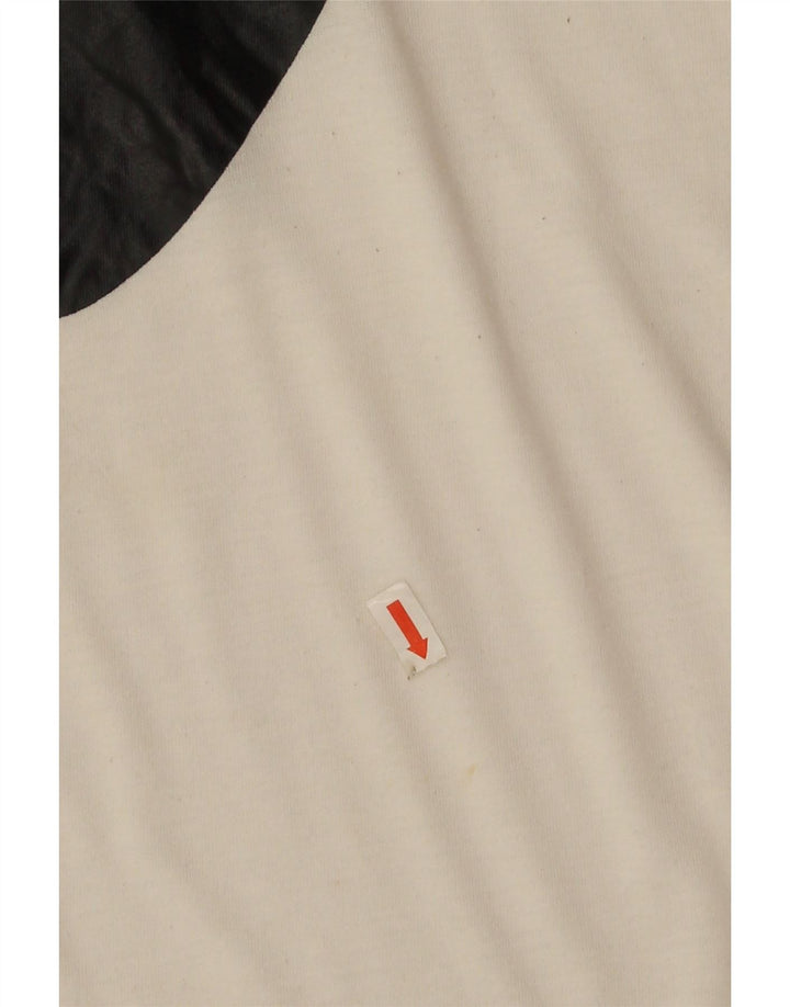 Γυναικείο γραφικό μπλουζάκι Nike τοπ UK 14 μεσαίου λευκού πολυεστέρα