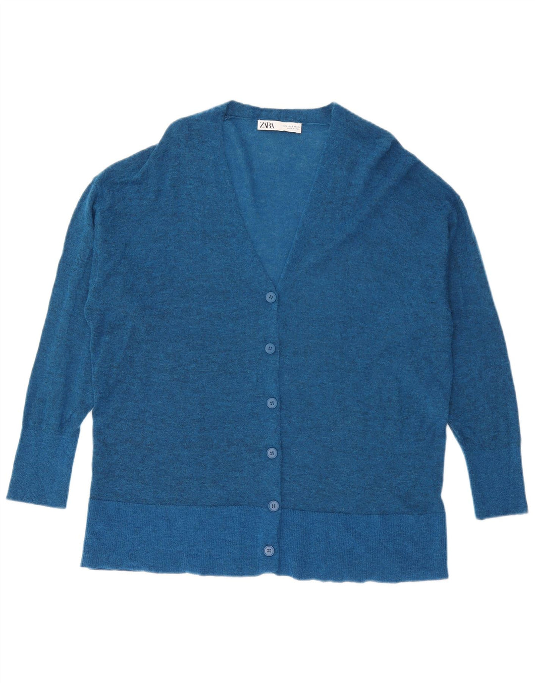 Zara Γυναικείο πουλόβερ με ζακέτα UK 10 Small Blue