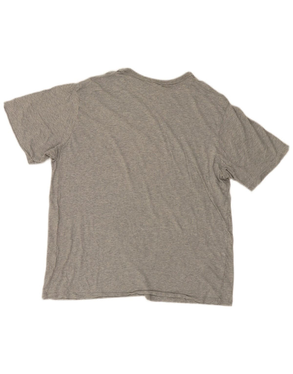 Champion Ανδρικό γραφικό T-Shirt Top 2XL Γκρι βαμβακερό